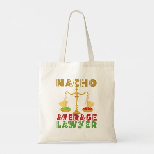 Nacho Average Anwalt Tragetasche (Rückseite)