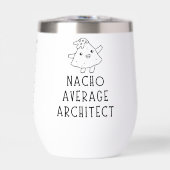Nacho Average Architect Funny Cartoon Custom Pun (Vorderseite)