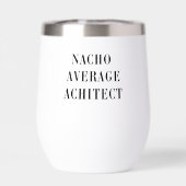 Nacho Average Architect Pun with Custom Name (Rückseite)