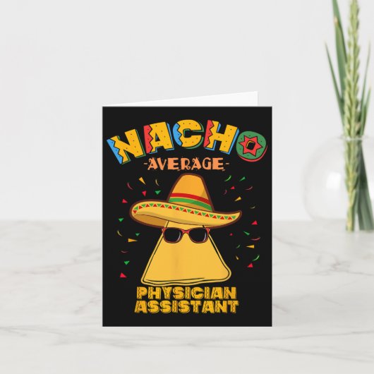 Nacho Average Arzt Istant Cinco De Mayo Karte (Vorderseite)