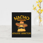 Nacho Average Athletic Director Cinco De Mayo Fies Karte (Gelbe Blume)