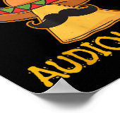 Nacho Average Audiologe Cinco De Mayo Fiesta Poster (Ecke)