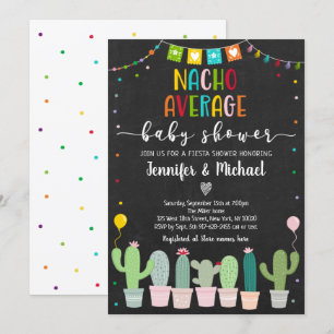 Nacho Average Baby Shower Fiesta Einladung