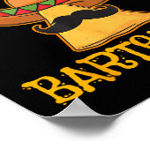Nacho Average Barkeeper Cinco De Mayo Fiesta Poster (Ecke)