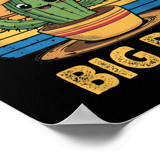 Nacho Average Big Bro Matching Mexican Cinco De Ma Poster (Ecke)