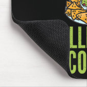 Nacho Average Billiard Coach Mexican Pool Billiar Mousepad (Ecke)