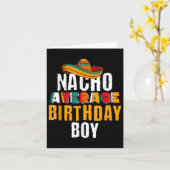 Nacho Average Birthday Boy Cinco De Mayo Funny Mex Karte (Gelbe Blume)