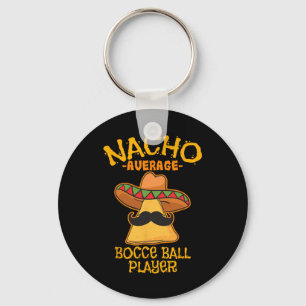 Nacho Average Bocce Ball Player Cinco De Mayo Mexi Schlüsselanhänger