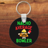 Nacho Average Bowler Cinco De Mayo Bowling Mexican Schlüsselanhänger (Vorderseite)