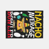 Nacho Average Bowler Cinco De Mayo Bowling Mexikan Fleecedecke (Vorderseite (Horizontal))