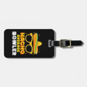 Nacho Average Bowler Cinco De MayoNacho Average Bo Gepäckanhänger (Vorderseite horizontal)