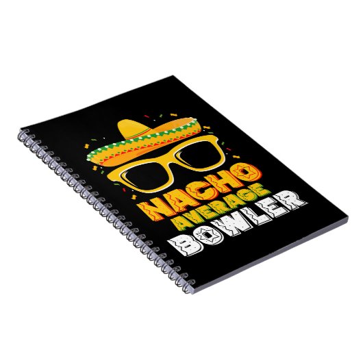 Nacho Average Bowler Cinco De MayoNacho Average Bo Notizblock (Rechte Seite)