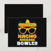 Nacho Average Bowler Cinco De MayoNacho Average Bo Postkarte (Vorne/Hinten)
