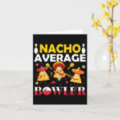 Nacho Average Bowler Mexican Fiesta Cinco De Mayo Karte (Gelbe Blume)