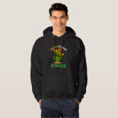 Nacho Average Bowler Mexikanischer Bowling Cinco D Hoodie (Vorne ganz)