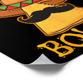 Nacho Average Bowler Mexikanischer Bowling Cinco D Poster (Ecke)