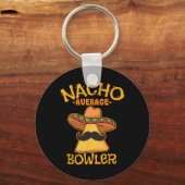 Nacho Average Bowler Mexikanischer Bowling Cinco D Schlüsselanhänger (Vorderseite)