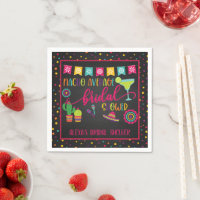 Nacho Average Brautparty Napkin - Blk