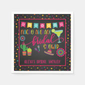 Nacho Average Brautparty Napkin - Blk Serviette (Vorderseite)