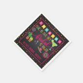 Nacho Average Brautparty Napkin - Blk Serviette (Ecke)