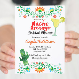Nacho Average Bridal Dusche Einladung