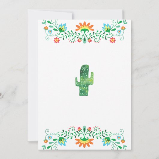 Nacho Average Bridal Dusche Einladung (Rückseite)