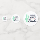 Nacho Average Bride 3-Foto Mexico Bachelorette Konfetti (Vorderseiten)