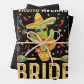 Nacho Average Bride Cinco De Mayo Mexican Wedding Geschenkpapier Set (Beispiel)