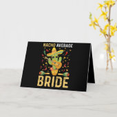 Nacho Average Bride Cinco De Mayo Mexican Wedding Karte (Gelbe Blume)