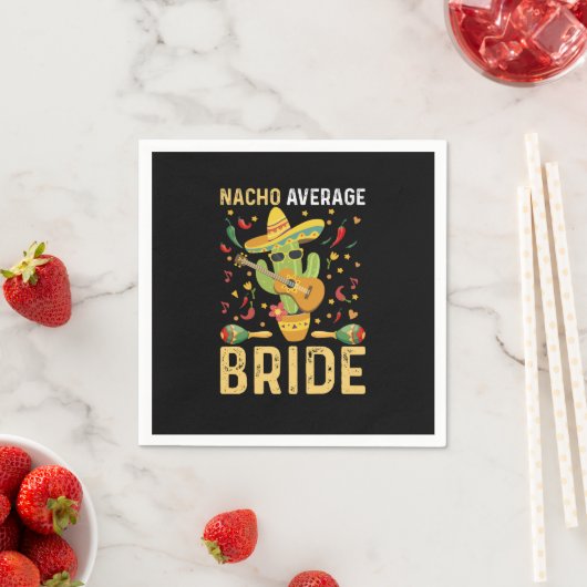 Nacho Average Bride Cinco De Mayo Mexican Wedding Serviette (Beispiel)