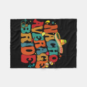 Nacho Average Bride Funny Junggeselinnen-Abschied  Fleecedecke (Vorderseite (Horizontal))