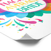 Nacho Average Bride Shirt Cinco De Mayo Wedding _1 Poster (Ecke)