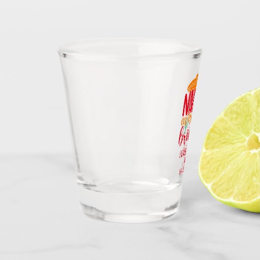 Nacho Average Bride Spanish Funny Wedding Name Schnapsglas (Links)