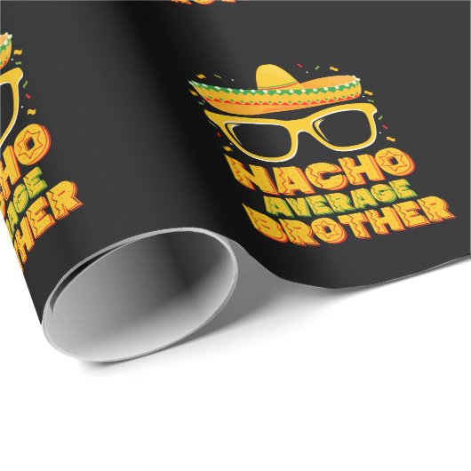 Nacho Average Brother Cinco Mayo Matching Family Geschenkpapier (Rolleneckpunkt)