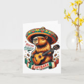 Nacho Average Capybara Cinco De Mayo Men Boys _1 Karte (Gelbe Blume)