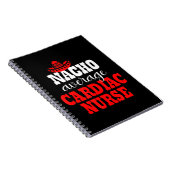 Nacho Average Cardiac Nurse Mexican Funny Cinco De Notizblock (Rechte Seite)