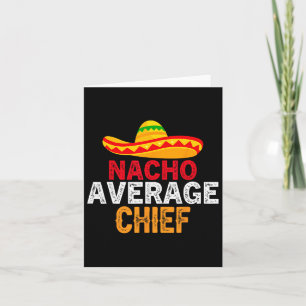 Nacho Average Chefvaters Day Mexican Matching F Karte