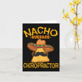 Nacho Average Chiropractor Mexican Cinco De Mayo F Karte (Gelbe Blume)