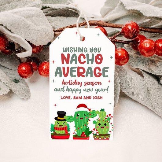 Nacho Average Christmas Holiday Geschenkanhänger