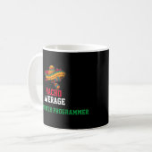 Nacho Average Computer Programmer-Tasse Kaffeetasse (Vorderseite Links)