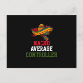 Nacho Average Controller Postkarte (Vorderseite)
