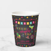 Nacho Average Couples Duschpapier Cup - schwarz Pappbecher (Vorderseite)