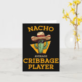 Nacho Average Cribage Player Funny Crib Card Cinc Karte (Gelbe Blume)