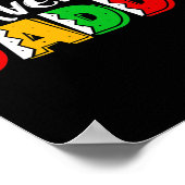 Nacho Average Daddy Cinco De Mayo Drinking Taco Poster (Ecke)