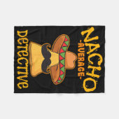 Nacho Average Detektor Informer CINC Fleecedecke (Vorderseite (Horizontal))