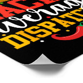 Nacho Average Dispatcher Funny Mexican Cinco De Ma Poster (Ecke)