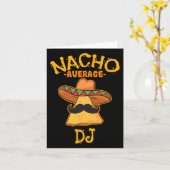 Nacho Average Dj Cinco De Mayo Fiesta Mexican Part Karte (Gelbe Blume)