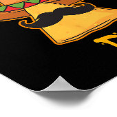 Nacho Average Dj Cinco De Mayo Fiesta Mexican Part Poster (Ecke)