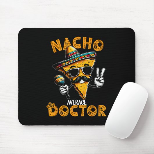 Nacho Average Doctor Funny Doctor Cinco De Mayo 1 Mousepad (Mit Mouse)