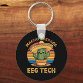 Nacho Average Eeg Tech Mexican Cinco De Mayo Techn Schlüsselanhänger (Vorderseite)